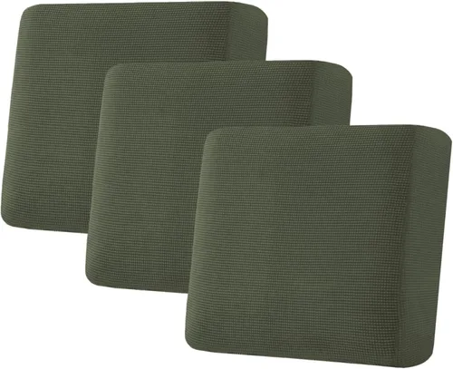 Miniatura 15 de H.VERSAILTEX Fundas Súper Elásticas para Asiento Individual, Fundas de Sofá, Fundas de Cojines, Juegos de Fundas, Tela Gruesa de Sarga con Textura