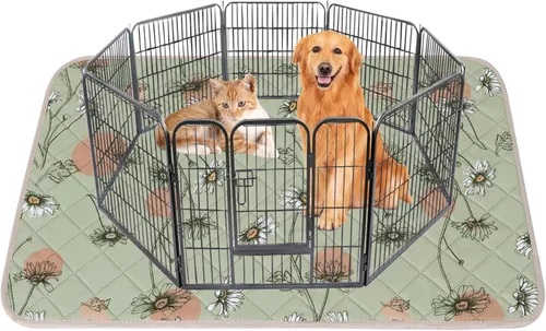 Miniatura 15 de IEUUMLER EU007 - Almohadillas lavables para perros, paquete de 2, antideslizantes e impermeables, reutilizables, para entrenamiento de cachorros