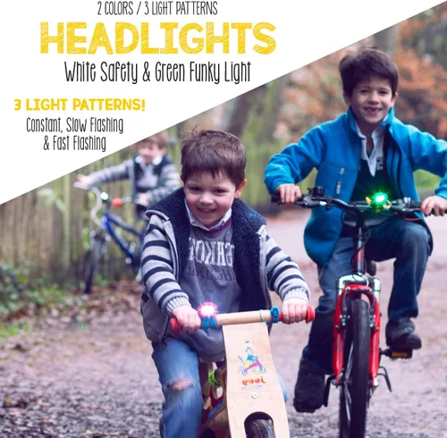 Miniatura 6 de Hornit Mini bocina de bicicleta y scooter con faros para niños