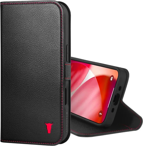 Miniatura 17 de TORRO Funda de cuero compatible con iPhone 17 de 6.3 pulgadas 2025, funda de piel prémium con función atril y ranuras para tarjetas