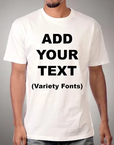 Miniatura 29 de Circular - Camisetas personalizadas en la parte delantera y trasera para añadir tu texto, ultra suaves, para hombres y mujeres, camiseta de algodón