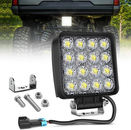 Miniatura 13 de Nilight Focos LED Redondos de 3 Pulgadas para Motocicleta, 2 Unidades, Focos LED Antiniebla Puntuales de 1550LM con EMC Integrado, Luz Auxiliar