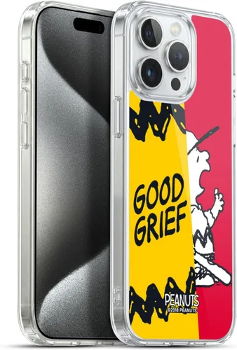 Miniatura 132 de Head Case Designs Funda de gel con licencia oficial de Peanuts Snoopy & Woodstock Halfs and Laughs [protección de grado militar] compatible