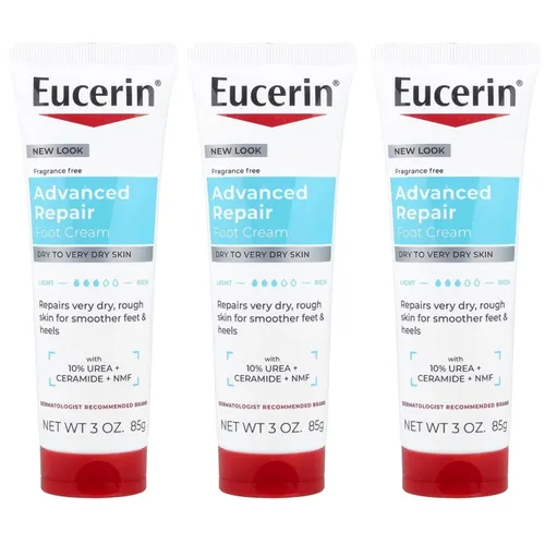 Miniatura 11 de Eucerin Advanced Repair Light Feel - Crema para pies, 3 onzas (paquete de 4)