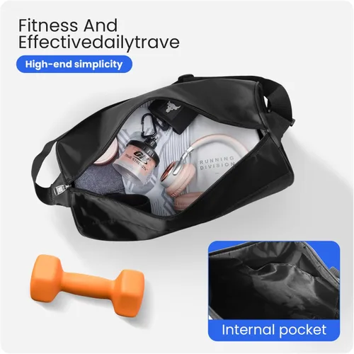 Miniatura 4 de C&F BOGMOST Pequeña bolsa de gimnasio para mujeres y hombres, pequeña bolsa de lona ligera, bolsa de viaje, bolsa de deporte impermeable