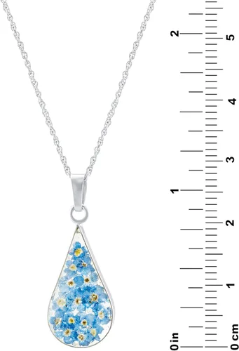 Miniatura 14 de Amazon Essentials Collar con colgante de flor prensada de plata de ley y oro sobre plata esterlina (anteriormente colección Amazon)