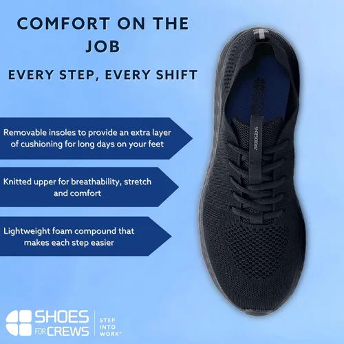 Miniatura 10 de Shoes for Crews Madison III, tenis antideslizantes para mujer