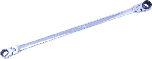 Miniatura 12 de Mountain Llave de trinquete reversible universal de caja doble de 0.512 x 0.591 in; diseño de 90 dientes, largo, flexible, reversible; MTNRM1315