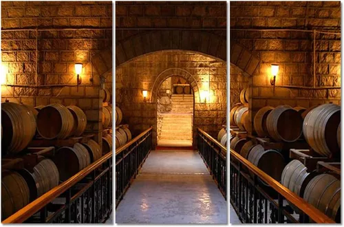Miniatura 39 de Obra de arte para paredes del hogar, 3 paneles de letras de vino tinto, pinturas de corcho, impresiones HD, arte de pared de corcho de vino sobre