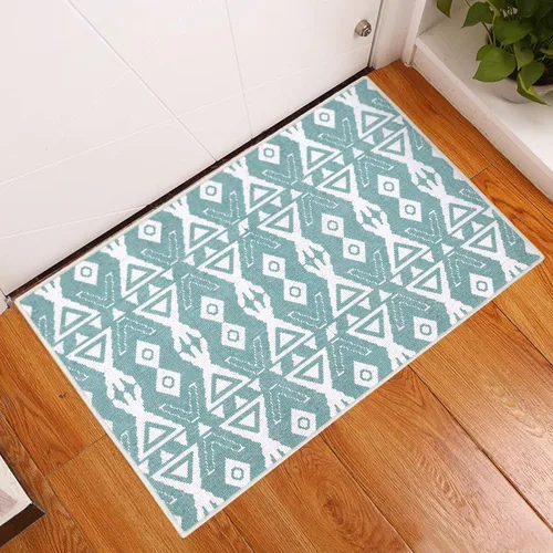 SUSSEXHOME Hairband Collection - Alfombra de pelo bajo resistente de 2 x 3 pies, alfombra ultrafina y antideslizante, alfombra de interior de Verde