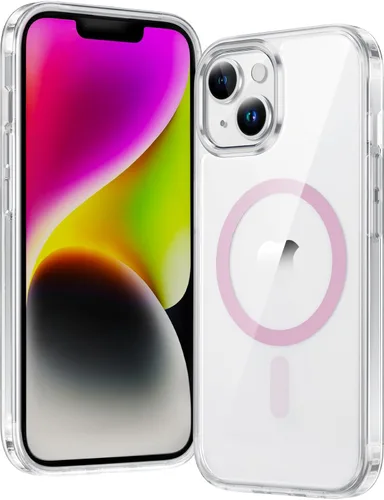 Miniatura 258 de FNTCASE Funda para iPhone 13 Pro-Max: Fundas magnéticas transparentes compatibles con Magsafe Slim anti amarillamiento protección contra caídas