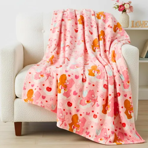 Miniatura 13 de Care Bears Love-A-Lot & Share Bear - Manta para niños, tacto de seda súper suave, 40 x 50 pulgadas, (producto oficial) por Franco