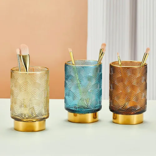 Miniatura 3 de Organizador de brochas de maquillaje, soportes para cepillos de dientes, soporte para lápices de escritorio, taza multifuncional para pinceles