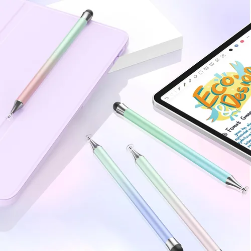 Miniatura 7 de Lápiz óptico para pantallas táctiles, sensibilidad 2 en 1 y lápiz capacitivo de precisión para iPad, lápiz óptico compatible con iPhone, Apple iPad