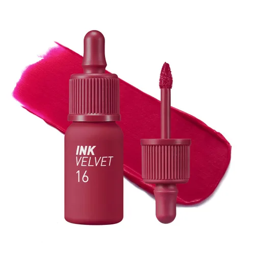 Miniatura 30 de Peripera Ink Airy Velvet - Tinte labial de alta pigmentación, ligero, suave, hidratante (030 WAKE UP CHERRY)