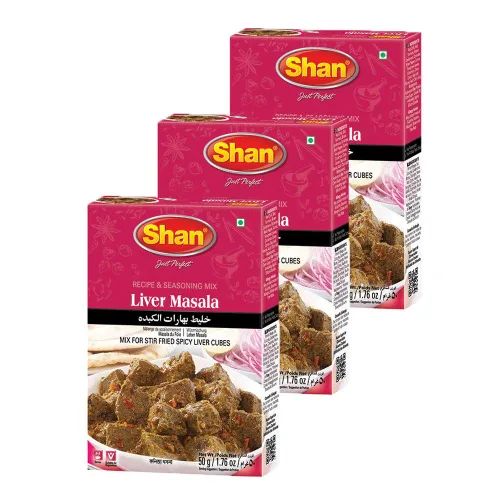 Miniatura 200 de Shan Korma Recipe and Seasoning Mix 1.76 oz (50g) - Spice Powder for Traditional Meat in Yogurt Sauce - Suitable for Vegetarians - Airtight Bag in a