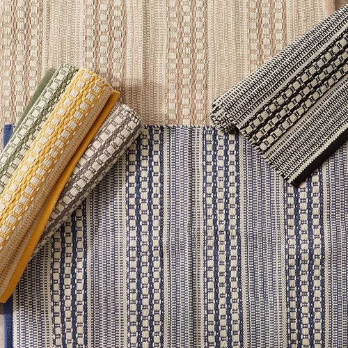 Miniatura 7 de DII Colección Woven Rugs Tejida a mano, 2x3', rayas Dobby de alcachofa