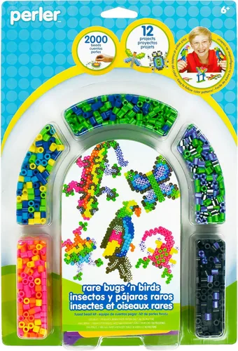Miniatura 13 de Perler Kit de actividades para manualidades con cuentas de dinosaurios, 5004 piezas