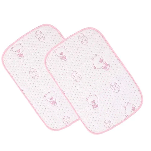 Miniatura 8 de Monvecle Almohadillas Cambiadores de Algodón Suave Impermeable para Bebé Lavables Reutilizables Forros de Pañales Tapetes, Oso-1 unidad Grande 39" x