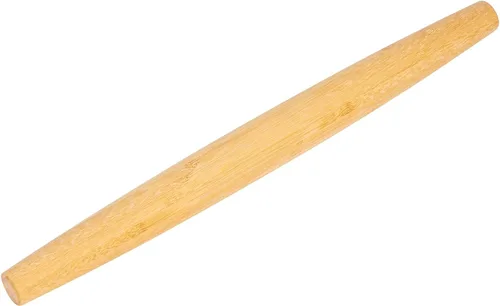 Miniatura 9 de Rodillo francés clásico de madera de bambú para hornear pizza pastel galleta, 13 pulgadas