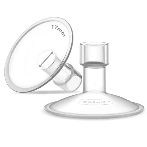 Miniatura 37 de Maymom MyFit Crater Series - Protector de pecho pequeño de 0.630 in, diseño de dos piezas, compatible con piezas de extractor de leche Medela