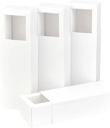 Miniatura 17 de BENECREAT Paquete de 30 cajas rectangulares de papel kraft marrón de 3.3 x 2.3 x 1 pulgadas con ventana transparente para regalos de boda, fiesta