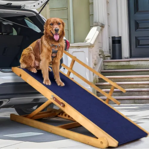 Rampa para perros para camas, autos, sofás, escalones para perros con superficie antideslizante, rampas para perros para mascotas pequeñas y