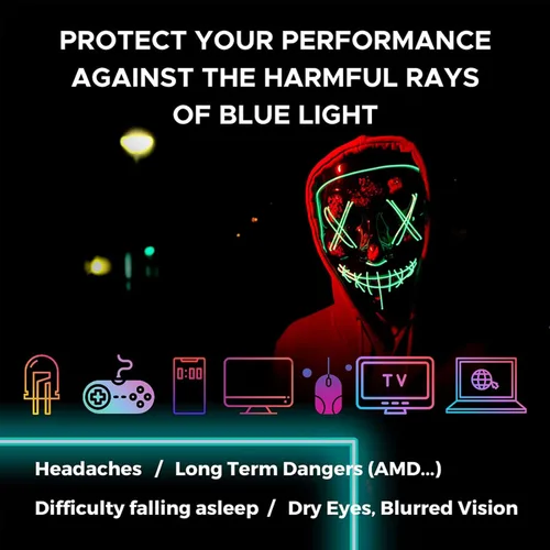 Miniatura 5 de Okany Blue Light Blocking Glasses Gaming Computer Glasses Powerful Professional Screen Filter