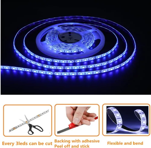 Miniatura 4 de Tira de luces LED para lancha, 32.8 pies, luces LED de pontón marino, luz interior de barco impermeable, luces debajo del túnel, luz de cubierta