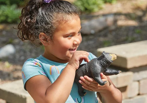 Miniatura 5 de Animales del bosque grandes de Learning Resources - Habilidades motoras finas para niños, figuras escolares para niños, Montessori para niños