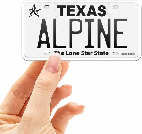 Miniatura 24 de Calcomanía para placa de matrícula de Texas, elige entre más de 50 ciudades de TX, calcomanía para parachoques de Texas para automóvil, calcomanías