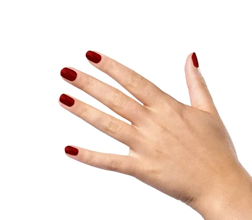 Miniatura 4 de duri Esmalte de uñas, terciopelo rojo 688, rojo sexy, cobertura completa, acabado brillante, secado rápido, 0.45 onzas líquidas. Rojo Velvet