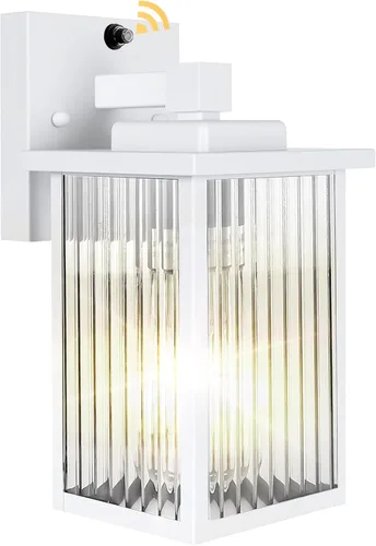 Miniatura 17 de Lámpara de pared para exteriores con sensor de anochecer a amanecer, luz exterior impermeable para porche de casa y garaje, aplique de pared