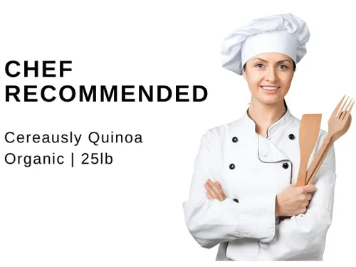 Miniatura 3 de CEREAUSLY Quinoa roja orgánica – Quinoa real premium de Bolivia – Quinoa Kosher y sin OMG – Quinoa vegana y con cuota de gluten – 25 libras