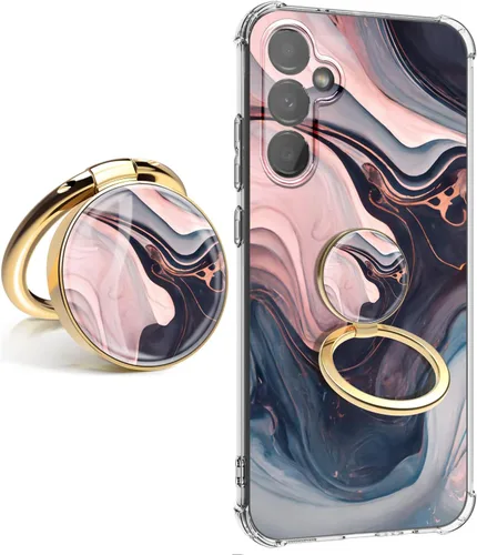 Miniatura 19 de para Samsung Galaxy a15 5G [Funda de Mármol Delgada]+[Anti-Caída Protectora] Fundas de Teléfono de TPU Suave y Elegantes para Mujeres de 6.5 Pulgadas