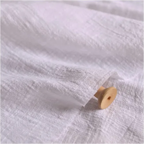 Miniatura 31 de Queenbox Tela de lino de algodón sólido de 19.7 x 53 pulgadas, tela de costura fina lisa hecha a mano para vestidos, ropa, manualidades, color negro