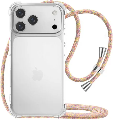 Miniatura 15 de Funda para iPhone 11 con cuello transparente para colgar y colgar en el hombro, cubierta de teléfono cruzada, para mujeres y niñas, funda protectora
