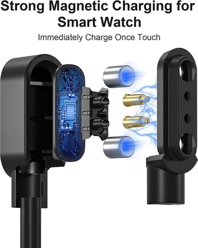 Miniatura 3 de Compatible con el cargador de reloj inteligente Choiknbo, cargador magnético de repuesto USB compatible con Choiknbo TK37, T46S, TS29 Smart Watch