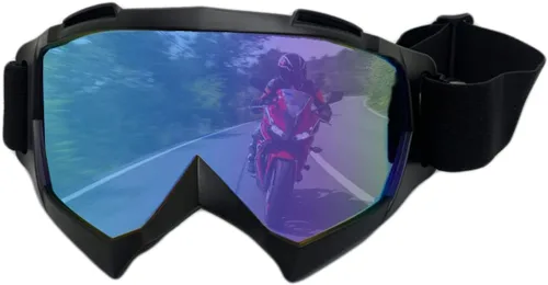 Miniatura 8 de XII WY - Gafas de motocicleta para motocross, antiniebla, a prueba de viento, ATV, a prueba de polvo, resistente a los arañazos, para carreras