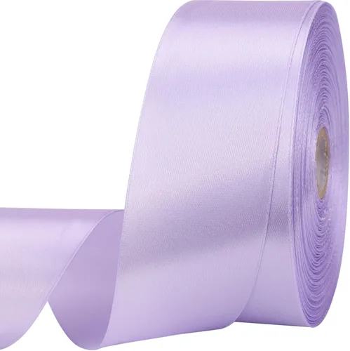 Miniatura 55 de Cinta de satén dorada de 1 pulgada de 50 yardas para envolver regalos, bodas, manualidades, Navidad, Pascua, flores, cabello, decoraciones de Dorado