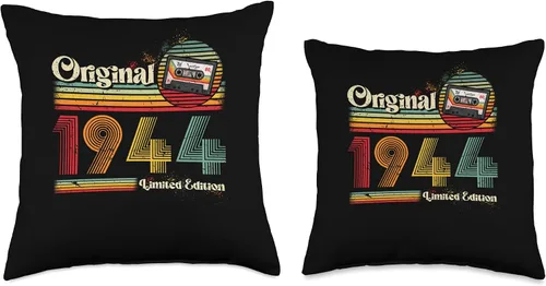 Miniatura 3 de 1944 vintage birthday retro Limited Edition men woman gift Throw Pillow