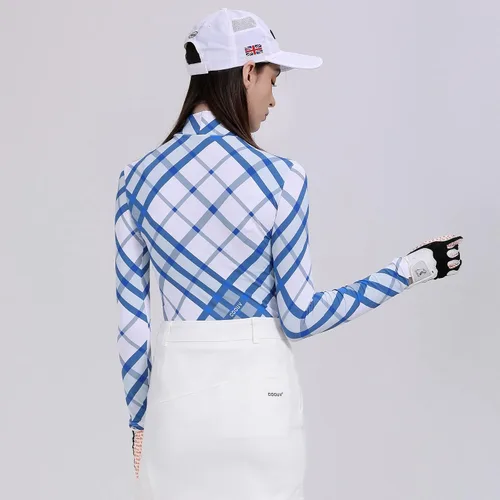 Miniatura 4 de COOUV Super-Thin Cooling Ice Silk UV Sun Protection Sports Compression Shirt Base-Layer Golf Long Sleeve ARPANSA UPF50+