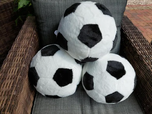 Balones de fútbol de felpa de gran tamaño, almohada de pelota de fútbol súper suave, pelota de fútbol rellena, regalos de fútbol, almohadas