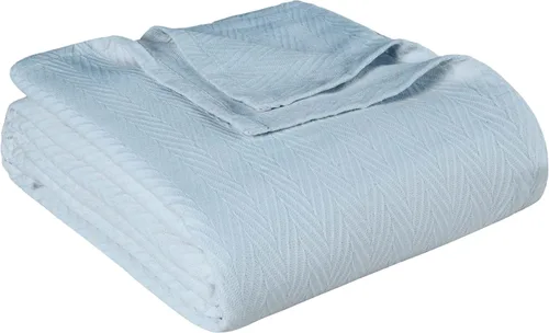 Miniatura 32 de Superior Metro - Manta de algodón para todas las estaciones, manta tejida para sofá, cama, ropa de cama, casa de campo, artículos esenciales