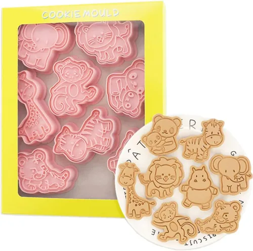 Miniatura 26 de 8 Piezas Moldes de Galletas de la Estatua de la Libertad para Hornear Moldes de Galletas, Prensa Torre Eiffel, Juego de Moldes de Galletas