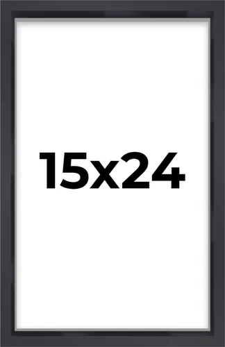 Miniatura 159 de Marco contemporáneo de caja de sombra negra de 14 x 25 pulgadas, profundidad de espacio utilizable, tamaño interior 14 x 25 o 25 x 14 pulgadas
