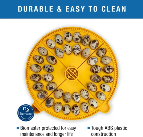 Miniatura 7 de Brinsea Inserto de cuadrante de huevos pequeños para sistema de incubadora Maxi Advance, se adapta a 40 huevos de tamaño de faisán o codorniz
