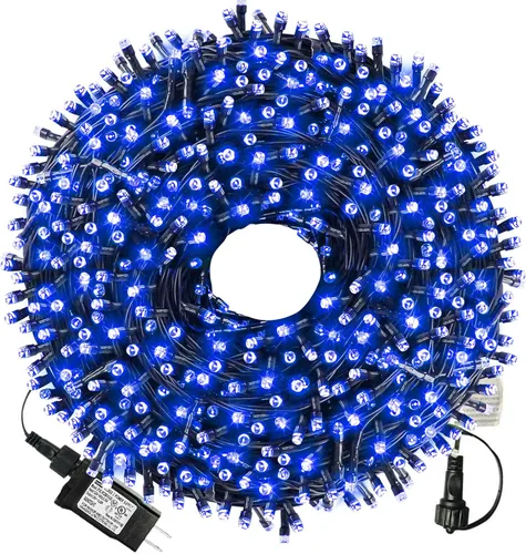 Miniatura 19 de XTF2015 Luces de Navidad LED de 105 pies con 300 LED, Enchufe de Extremo a Extremo, 8 Modos, Luces de Navidad Certificadas UL para Exteriores e