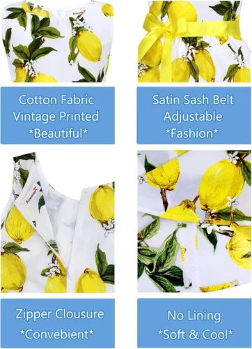 Miniatura 85 de Vestido de verano para niña, de algodón, con diseño floral