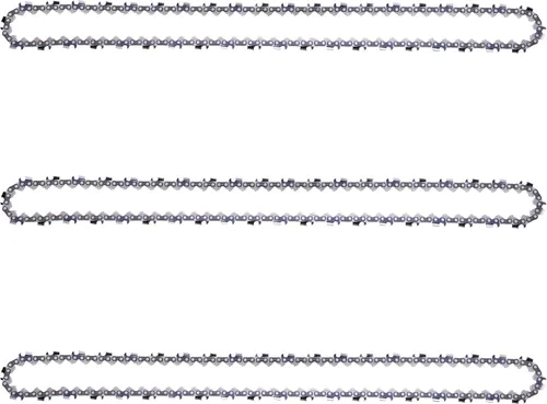 Miniatura 14 de Paquete de 3 Cadenas de Motosierra de 10 Pulgadas CW-R40 Paso LP 3/8" Calibre .043" 40 Eslabones de Transmisión, Repuesto de Cadena de Sierra